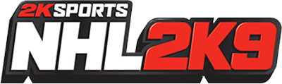 NHL 2K9 title screen for Wii
